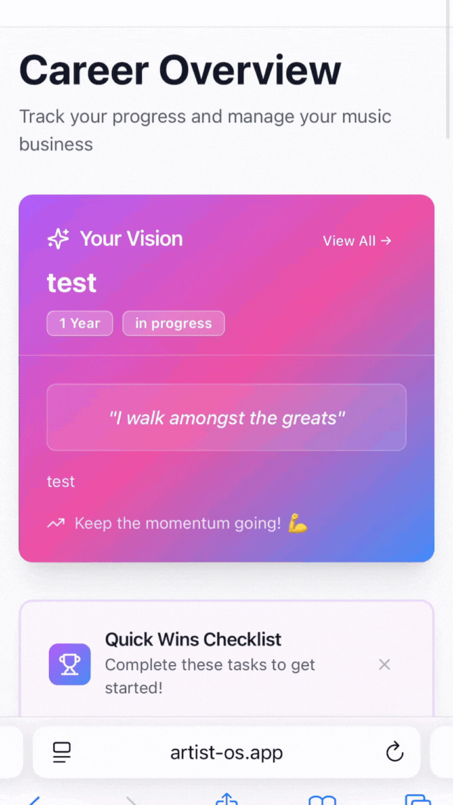 Aritst OS - Screenshare Artist-OS